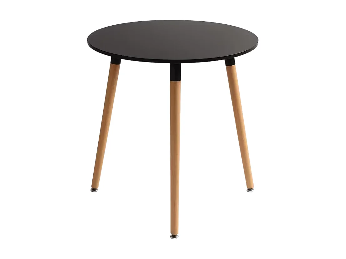 Estilo Nórdico - Mesa Tower Redonda 90 cm - Negro