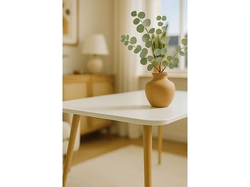 Estilo Nórdico - Mesa Biko - Blanco