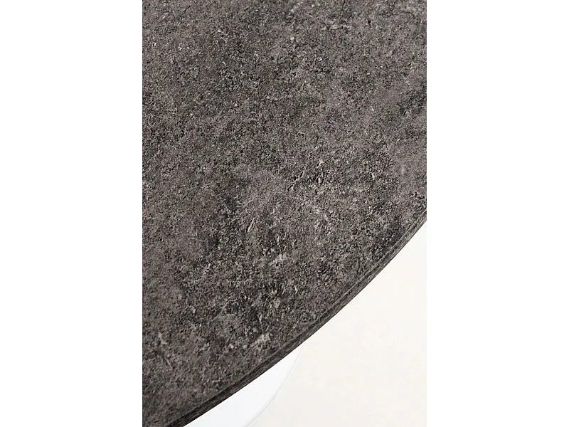 Estilo Nórdico - Mesa Kolio 80 cm Mármol - Granito