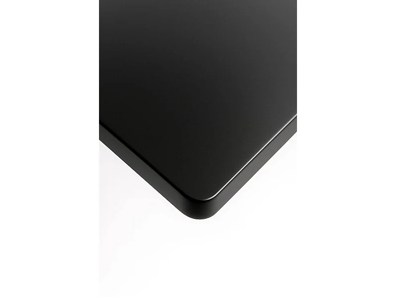 Estilo Nórdico - Mesa Tower Cuadrada 80 cm - Negro