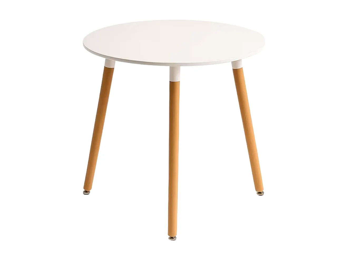 Estilo Nórdico - Mesa Tower Redonda 80 cm - Blanco