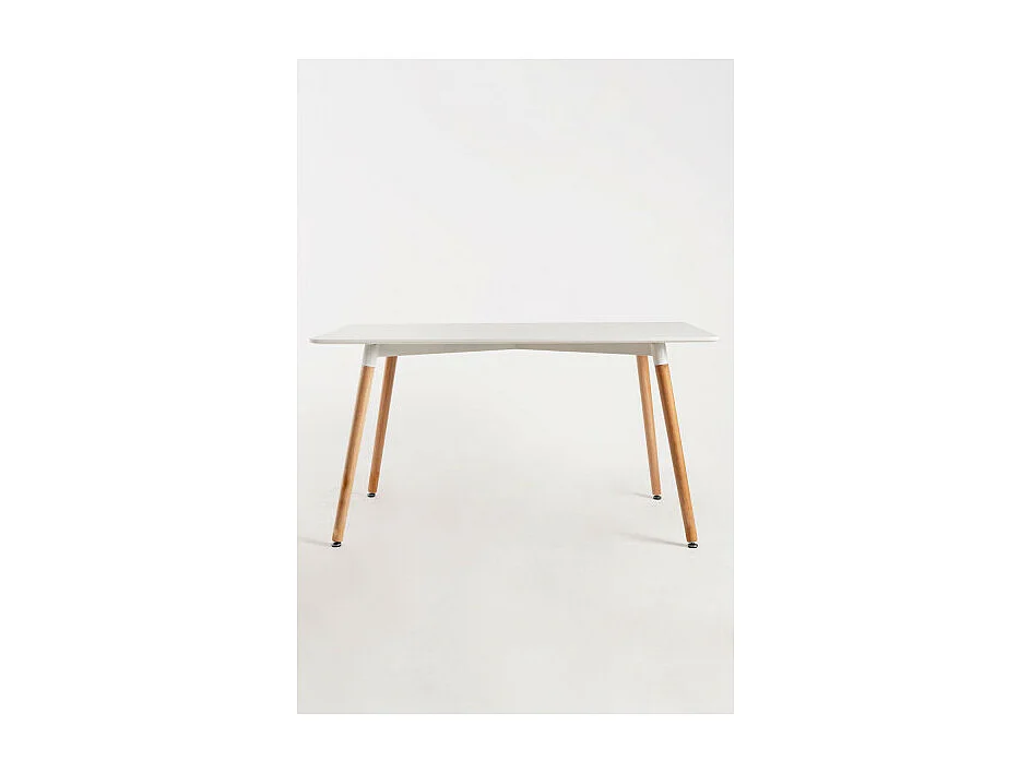 Estilo Nórdico - Mesa Tower Rectangular 120 x 80 cm - Blanco