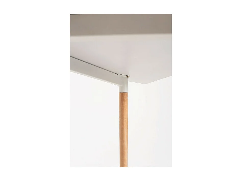 Estilo Nórdico - Mesa Tower Rectangular 120 x 80 cm - Blanco