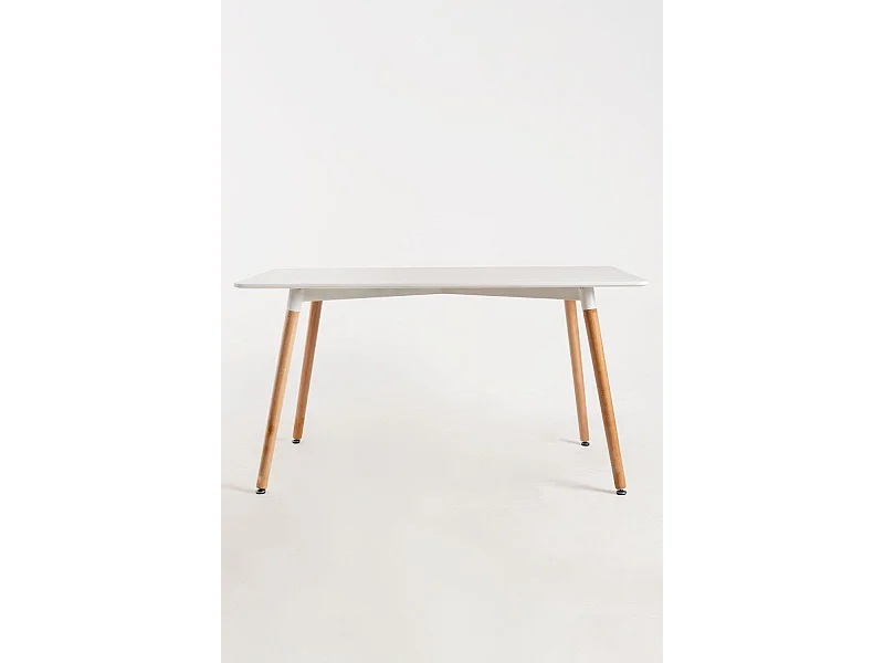 Estilo Nórdico - Mesa Tower Rectangular 120 x 80 cm - Blanco