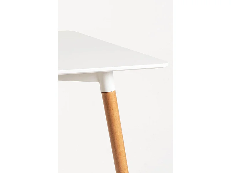 Estilo Nórdico - Mesa Tower Rectangular 120 x 80 cm - Blanco