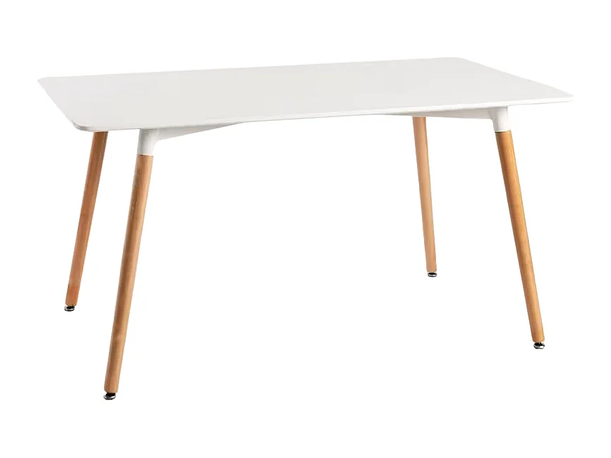 Estilo Nórdico - Mesa Tower Rectangular 120 x 80 cm - Blanco