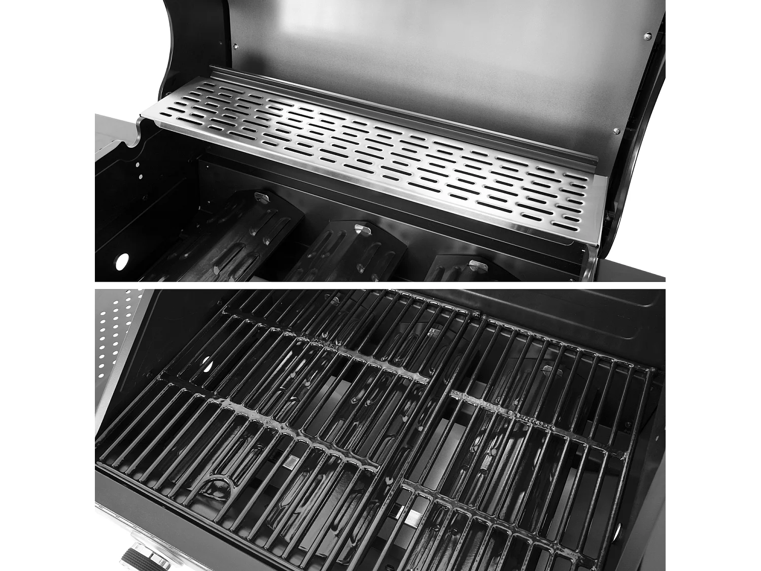 Barbecue au gaz FYRA avec thermomètre - 3 brûleurs - COOK'IN GARDEN