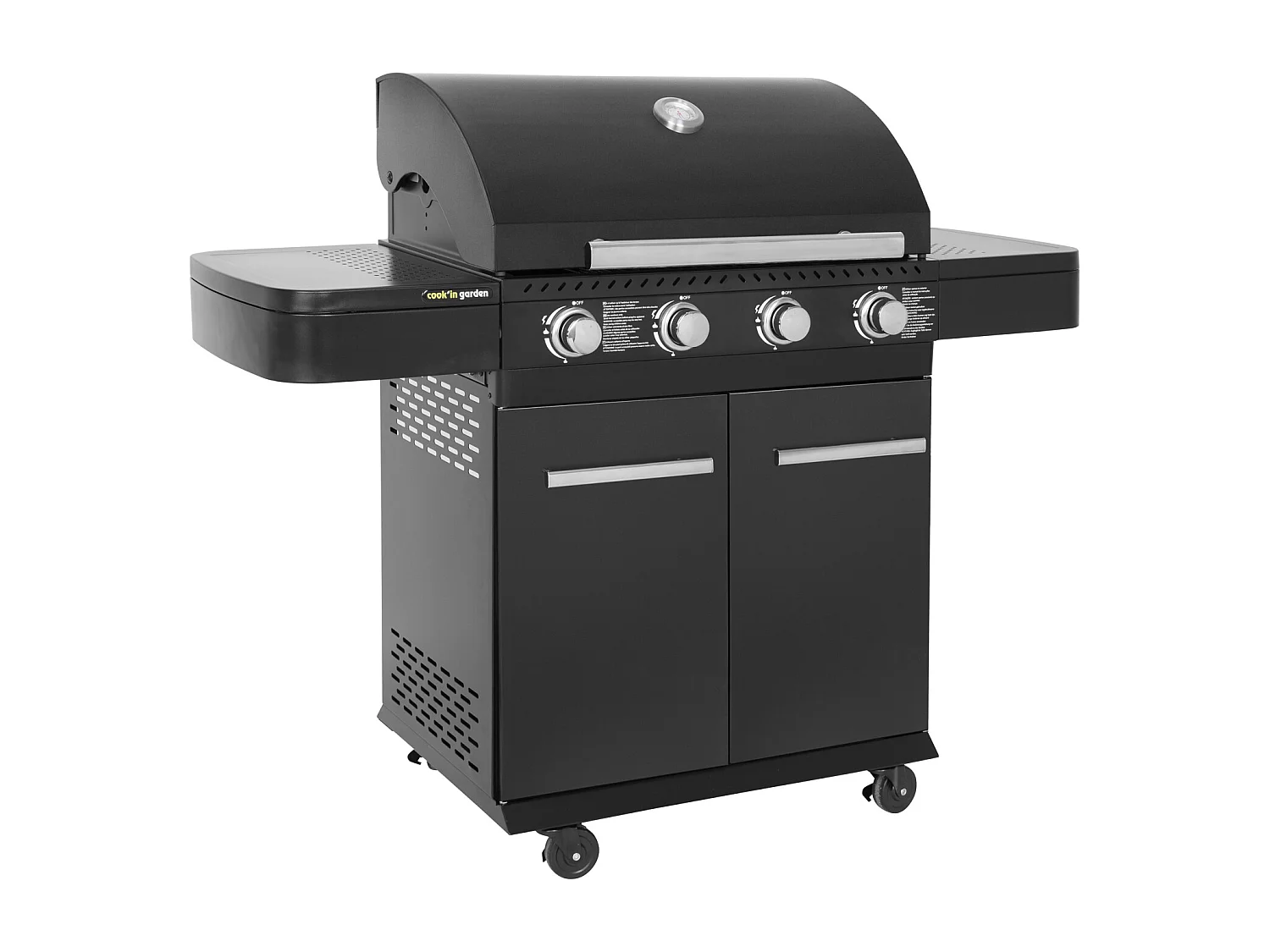 FYRA gasbarbecue met thermometer - 4 branders