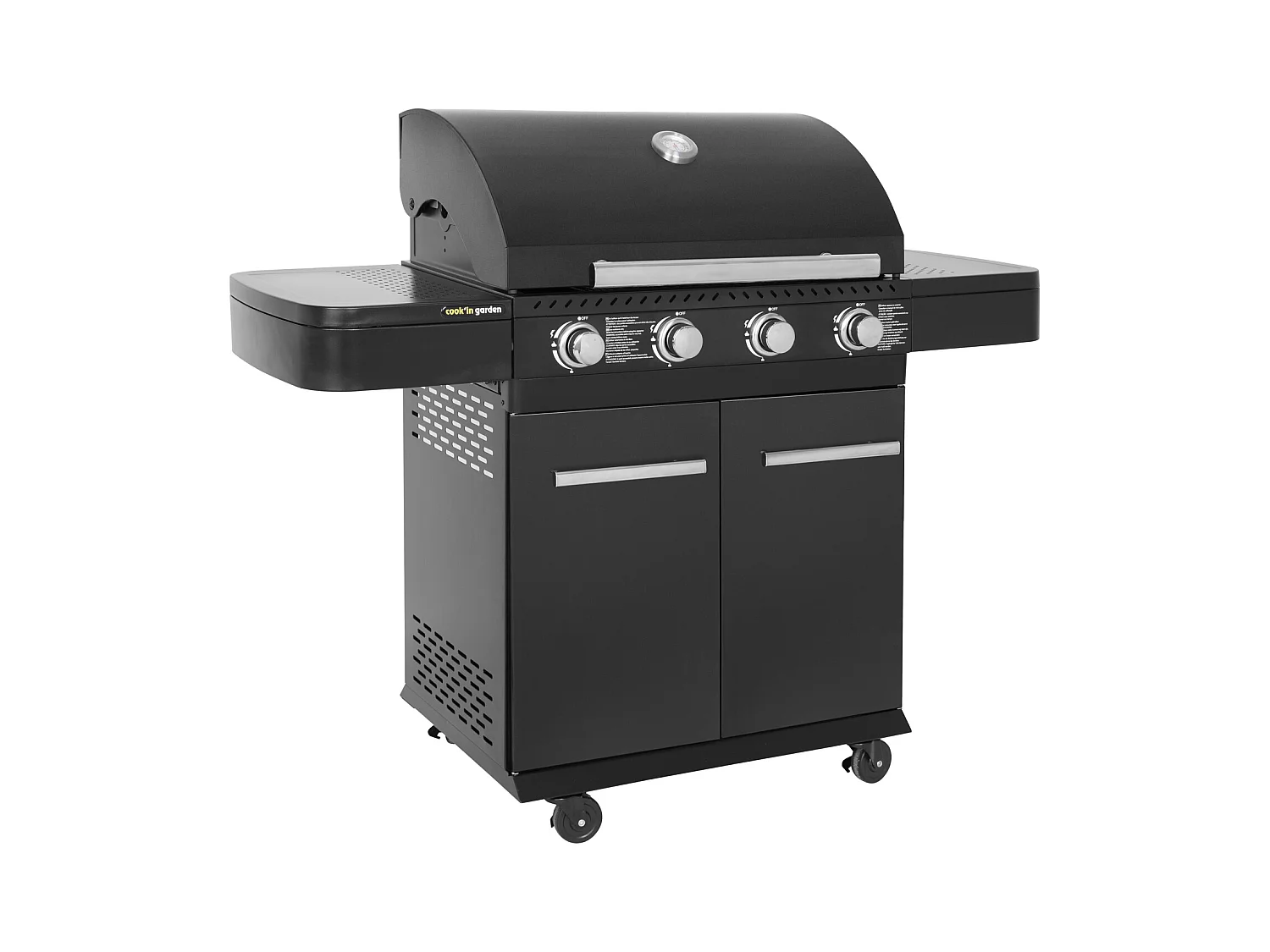 Barbecue au gaz FYRA avec thermomètre - 4 brûleurs