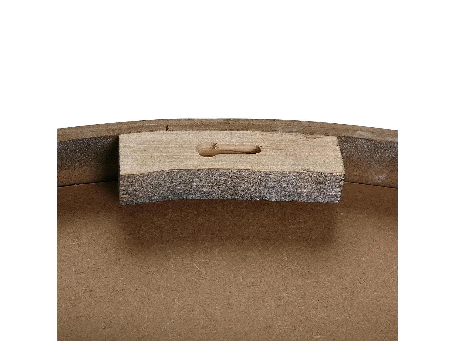 Horloge Murale pour Salon ou Cuisine - - Blackall - 76,5x6,5x76,5cm - Pendule en Bois - Gris