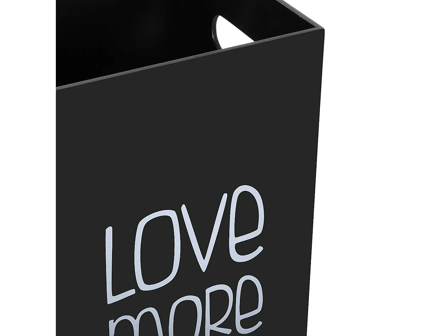 Fluor Paragüero para la Entrada, Habitación o Hall, Porta paraguas moderno, Negro y blanco, 53x21x21cm