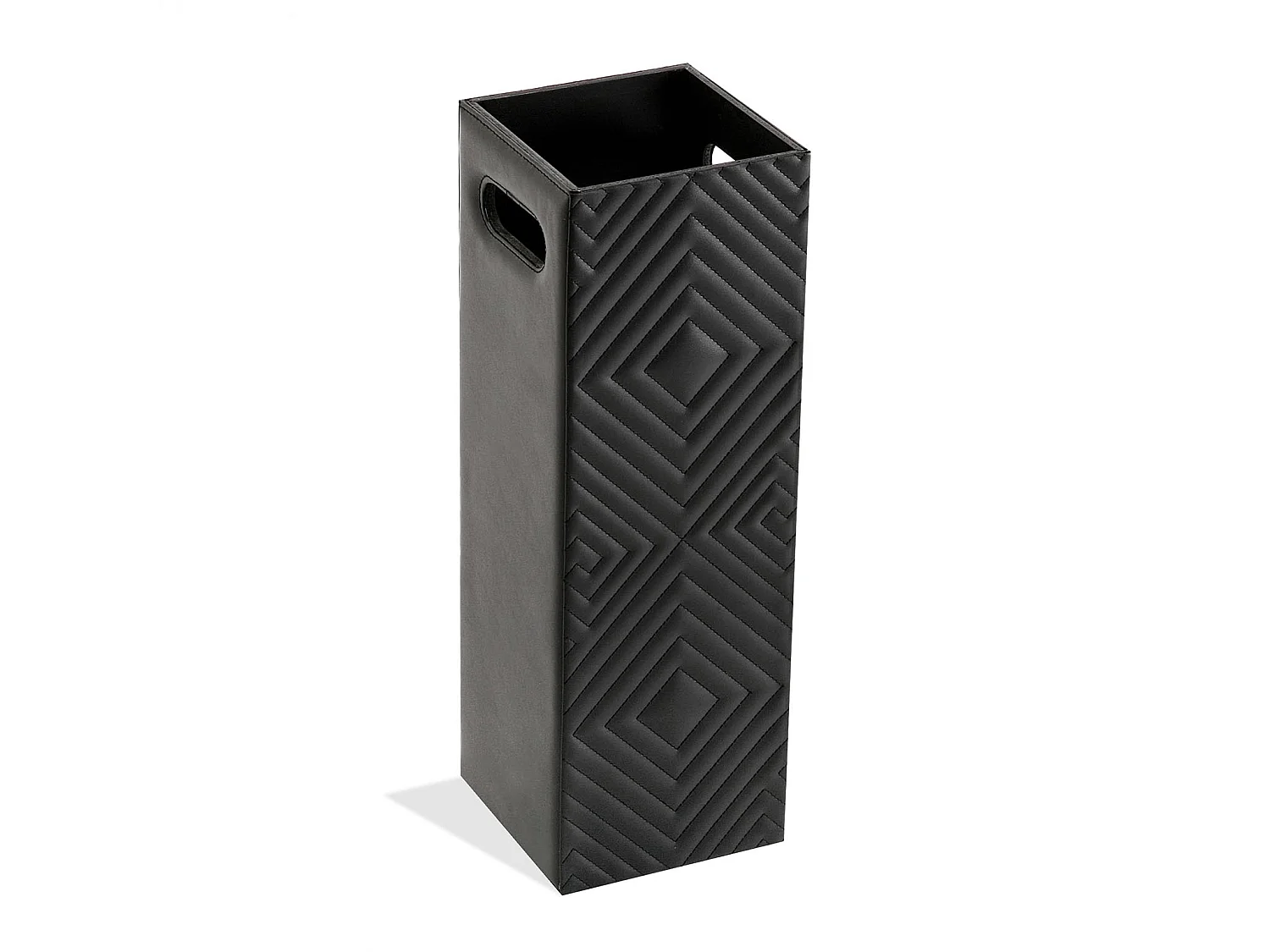 Fiona Paragüero para la Entrada, Habitación o Hall, Porta paraguas moderno, Negro, 48,5x15,5x15,5cm