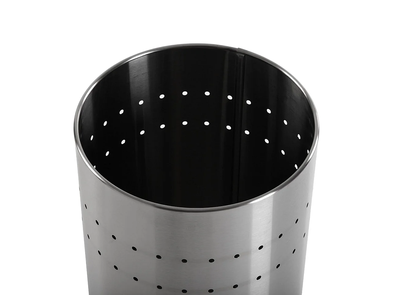 Lonati Portaombrelli per Ingresso, Corridoio, Camera, Giardino. Portaombrelli Piccolo e Moderno, Argento, 50x23,5x23,5cm