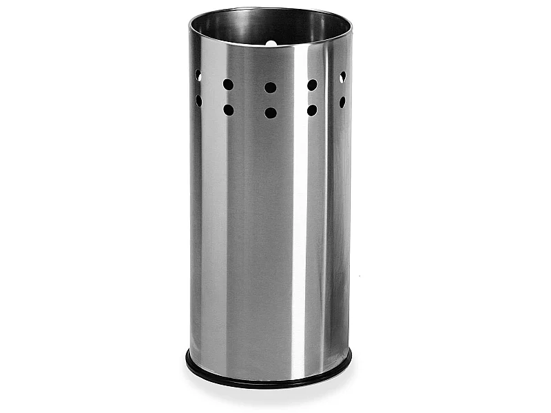 Lonati Paragüero para la Entrada, Habitación o Hall, Porta paraguas moderno, Plateado, 50x23,5x23,5cm