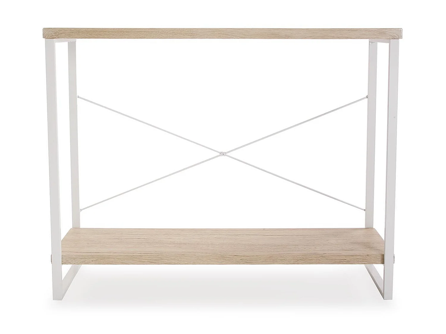 Taline Mueble Recibidor Estrecho para la Entrada o el Pasillo, Mesa Consola, Blanco, 80x30x100cm