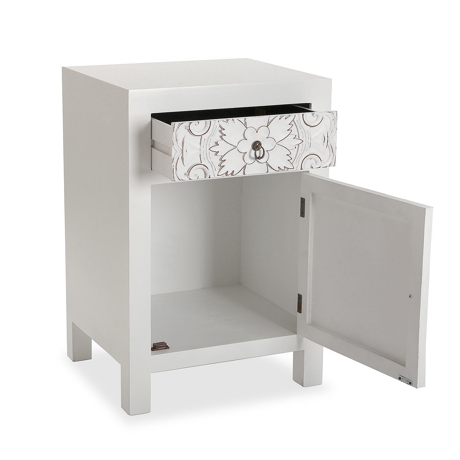 Table d'appoint, bout de canapé, table de chevet, tabouret bois de manguier ø30 x h45cm sita Sweeek | La Redoute