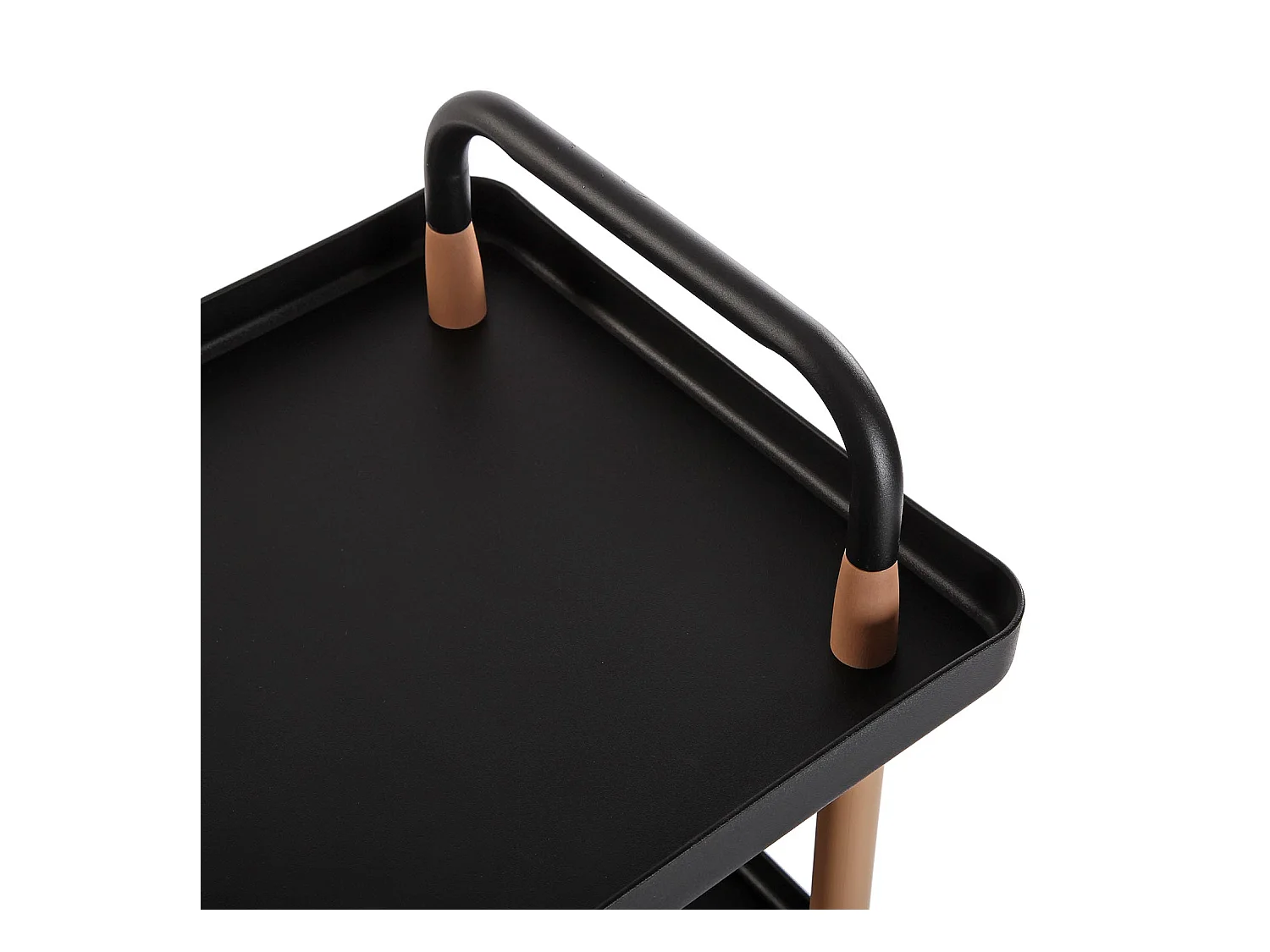 Étagère de salle de bain Skuvoy, 55 x 36 x 53,5 cm, Métal et plastique, Noir