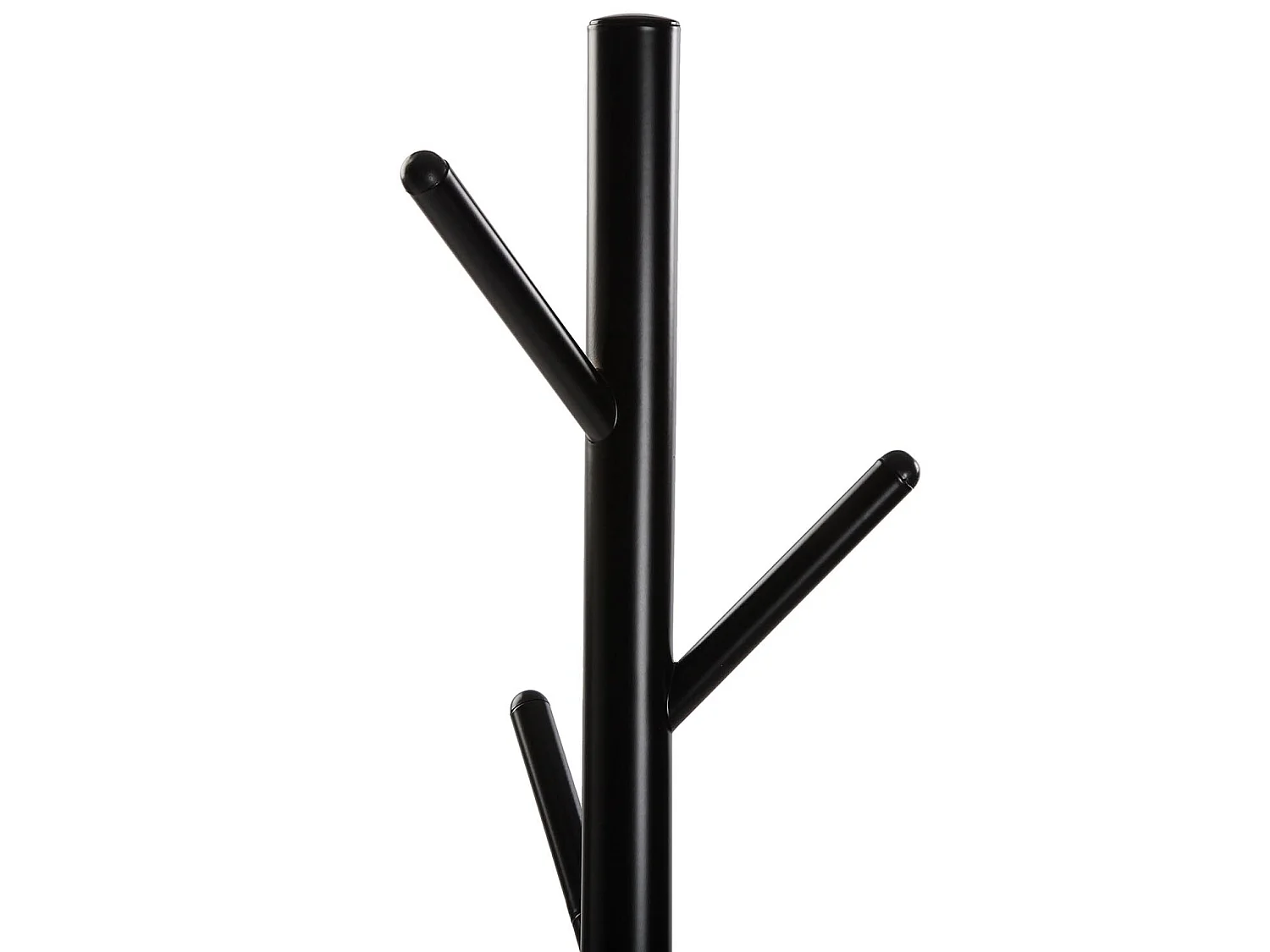 Adelisa Appendiabiti da terra in stile Minimalista, Attaccapanni per Ingresso o Corridoio, Nero, 170x28,5x28,5cm