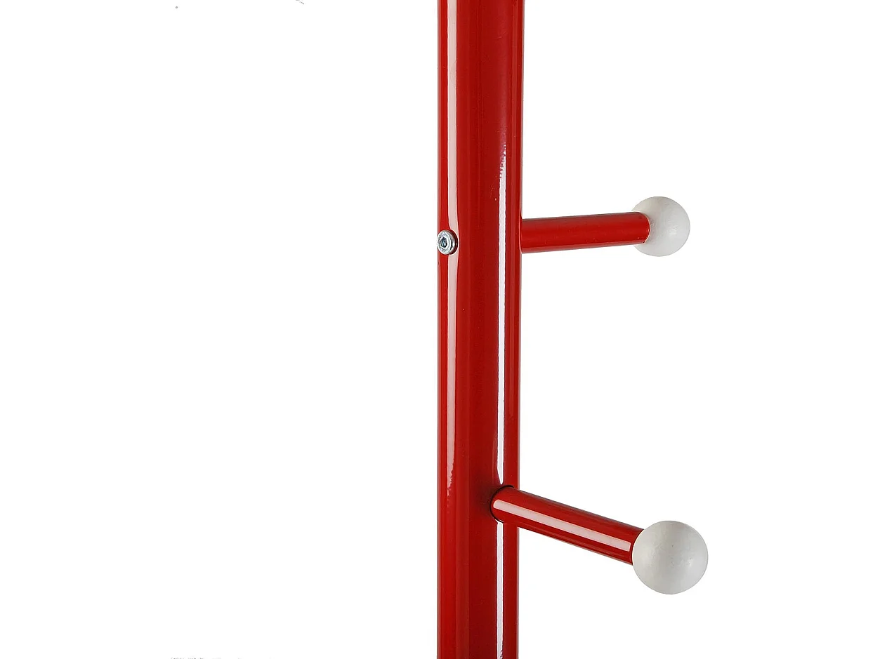 Ruan Perchero de Pie de Estilo Minimalista, Rojo, 173x28x28cm