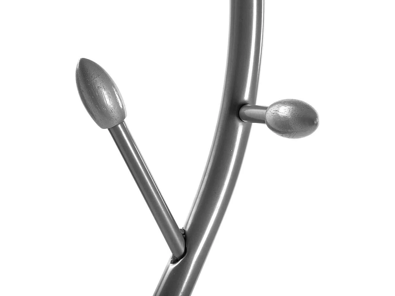 Swindon Appendiabiti da terra in stile Minimalista, Attaccapanni per Ingresso o Corridoio, Grigio, 185x32x32cm