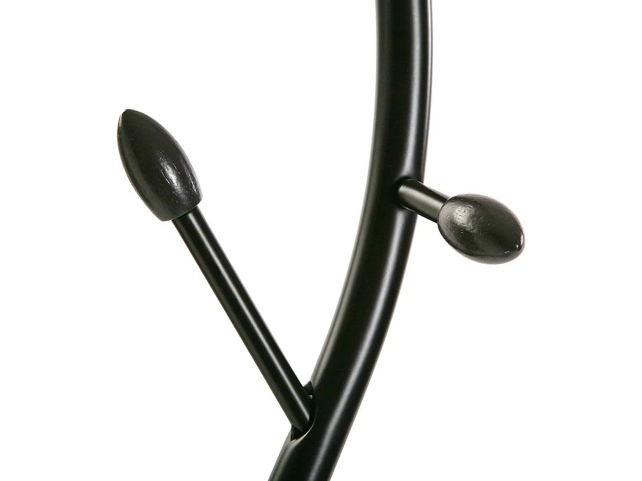 Swindon Appendiabiti da terra in stile Minimalista, Attaccapanni per Ingresso o Corridoio, Nero, 185x32x32cm