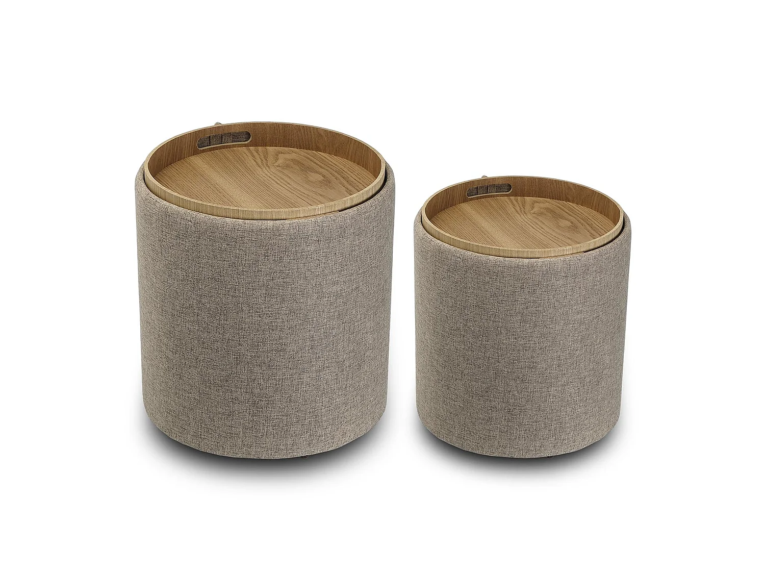 Bangalore Pouf Sgabello quadrato Poggiapiedi per Soggiorno o Camera da letto. Puff Colorato, Beige, 44x39x39cm