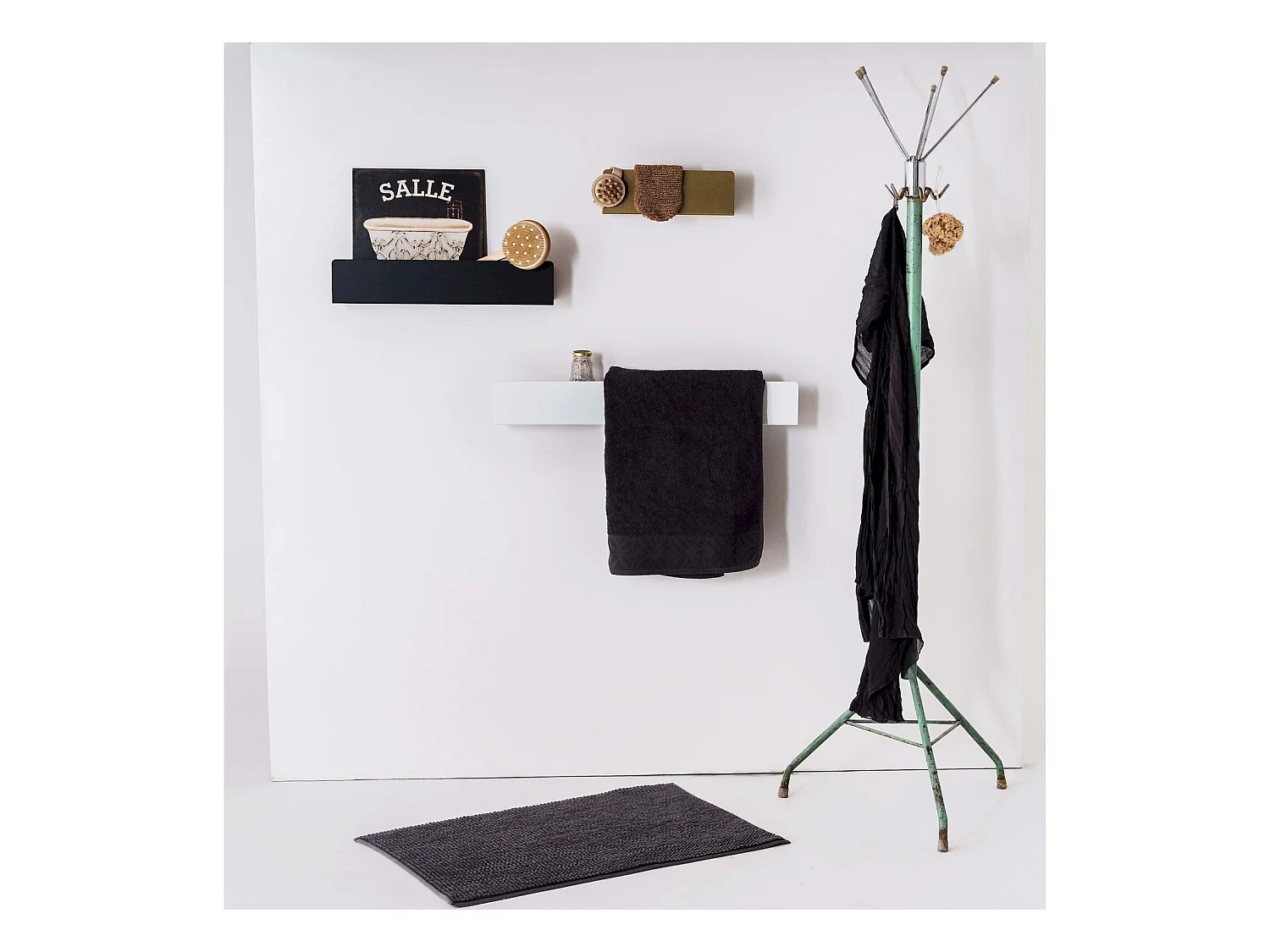 Porte-serviettes Landa 50 x 10 x 10 cm