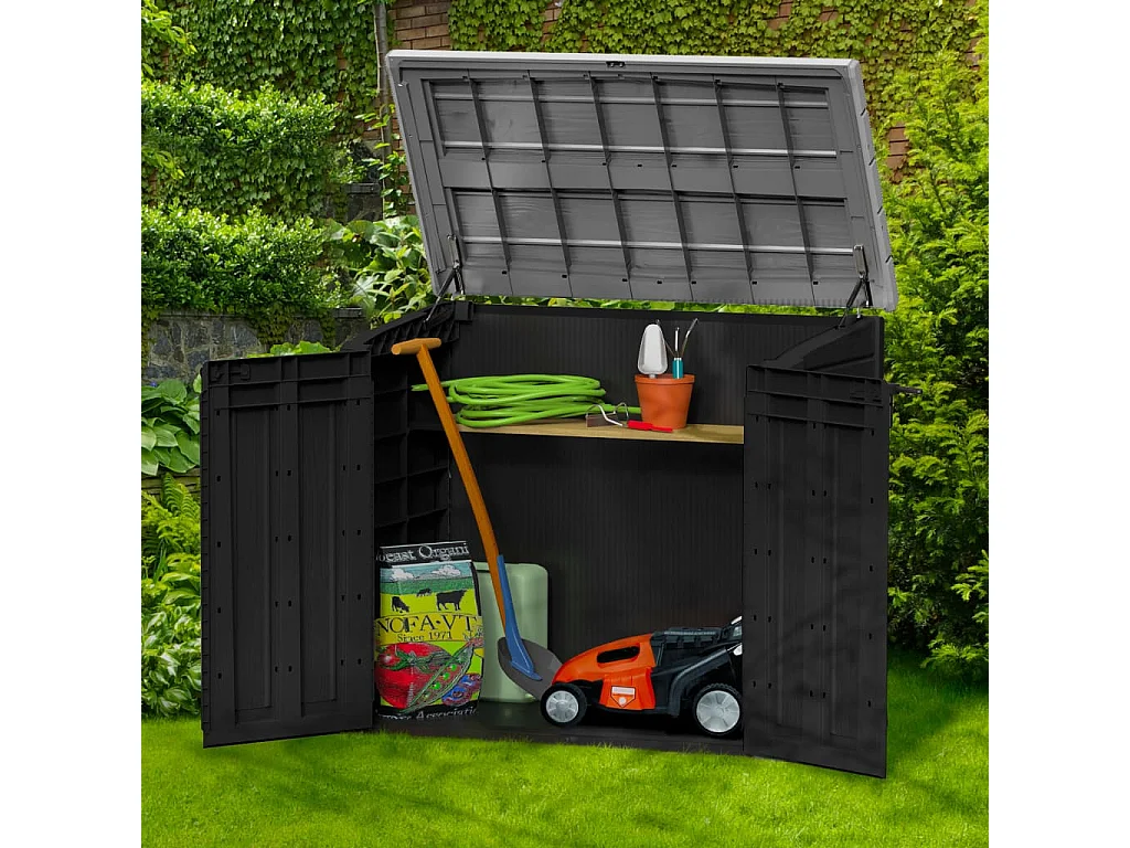 Armoire de stockage de jardin Store It Out Max anthracite gris