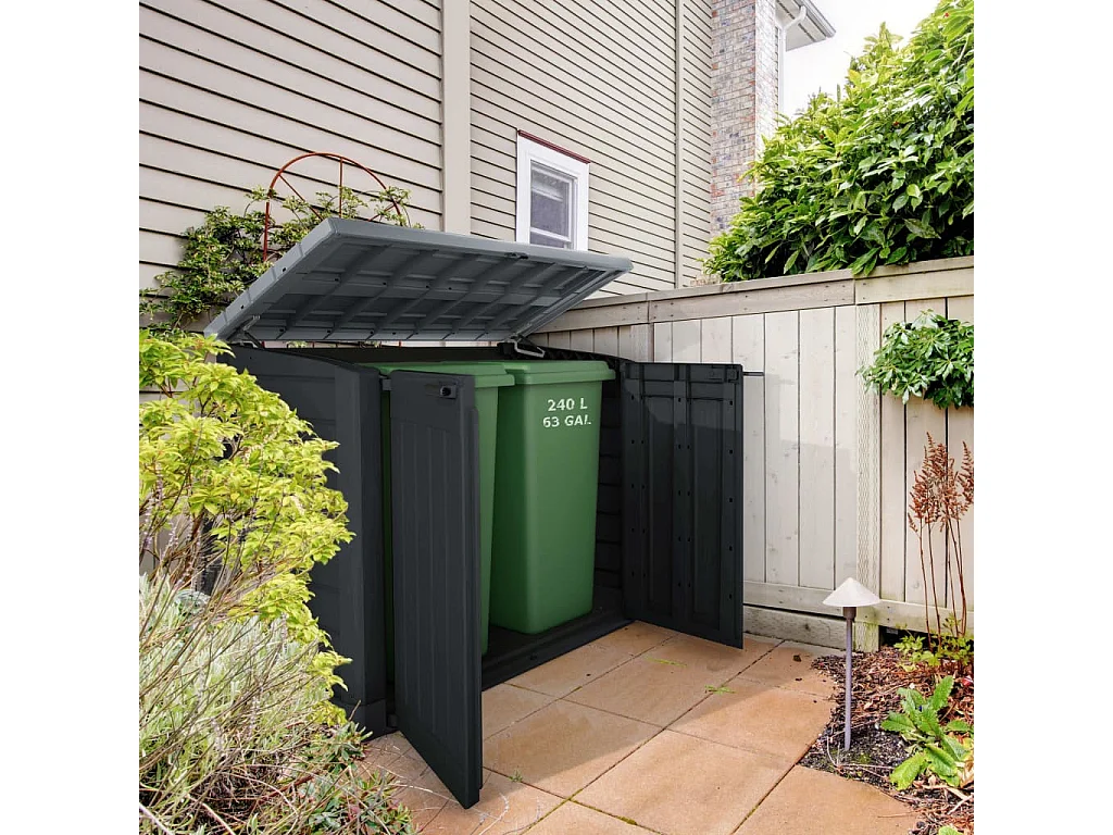 Armoire de stockage de jardin Store It Out Max anthracite gris