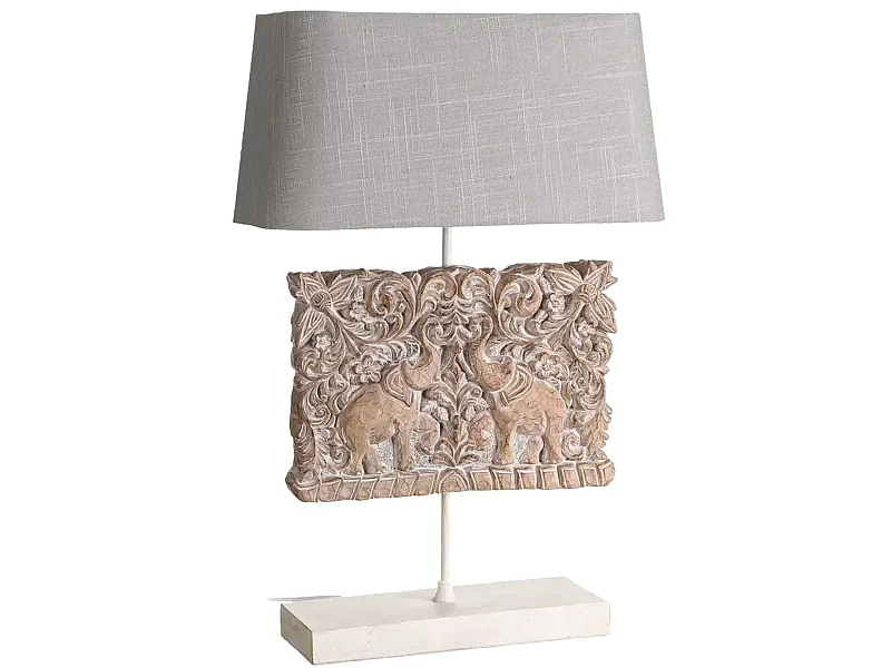 Grande Lampe motif éléphant 61.5 cm
