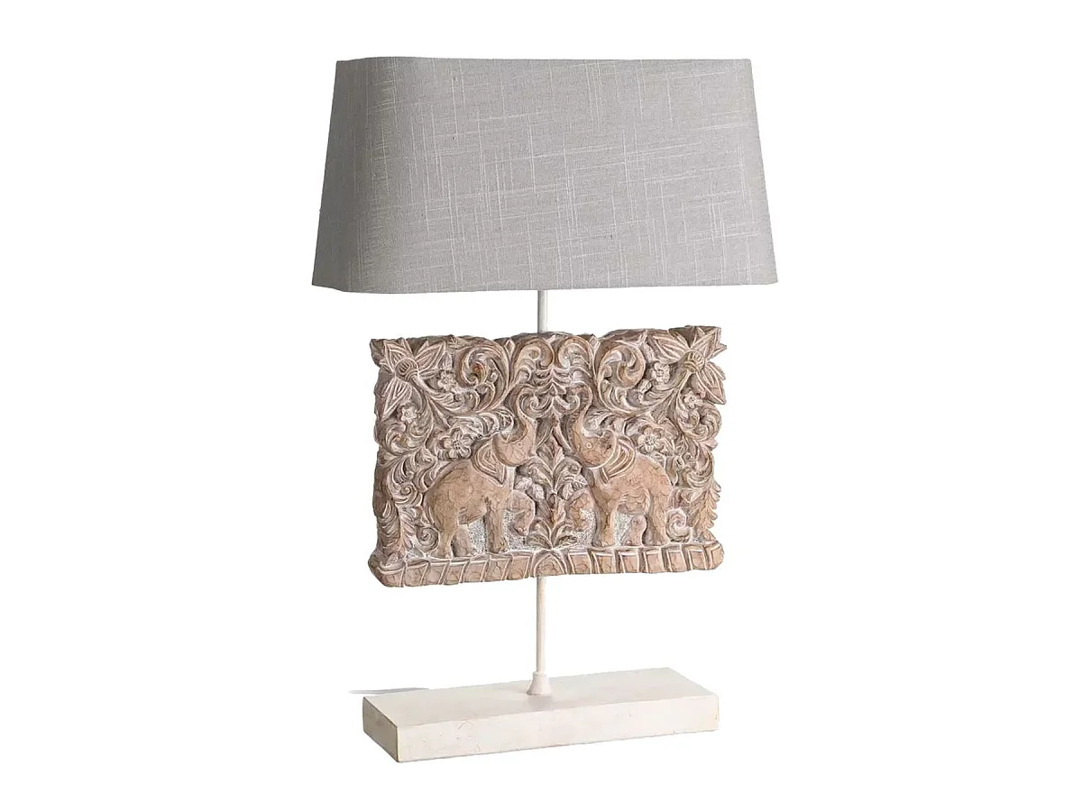 Grande Lampe motif éléphant 61.5 cm