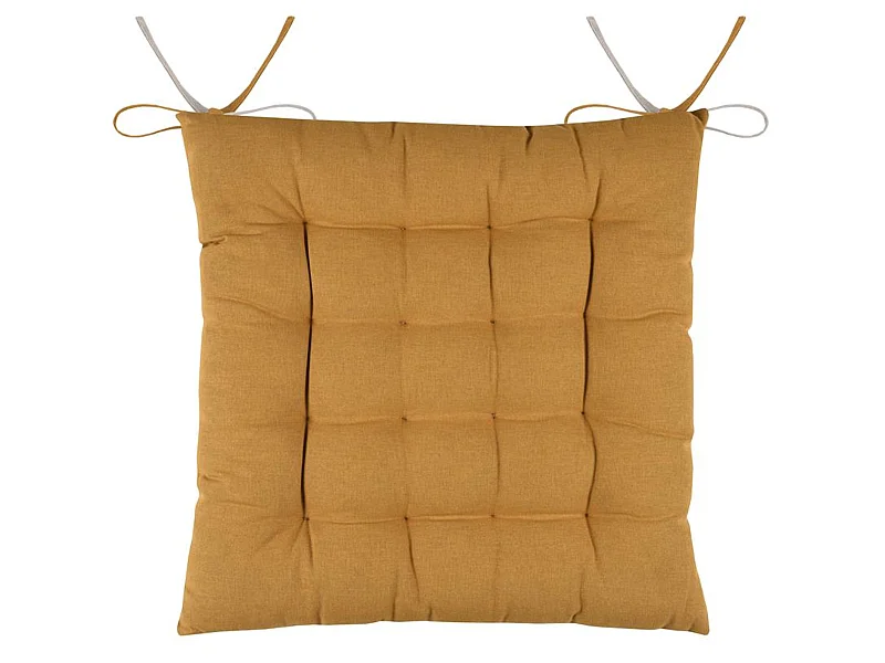 Coussin de chaise réversible Curry et Lin 40 cm