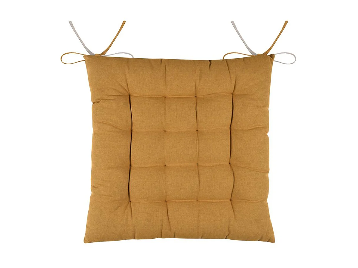 Coussin de chaise réversible Curry et Lin 40 cm