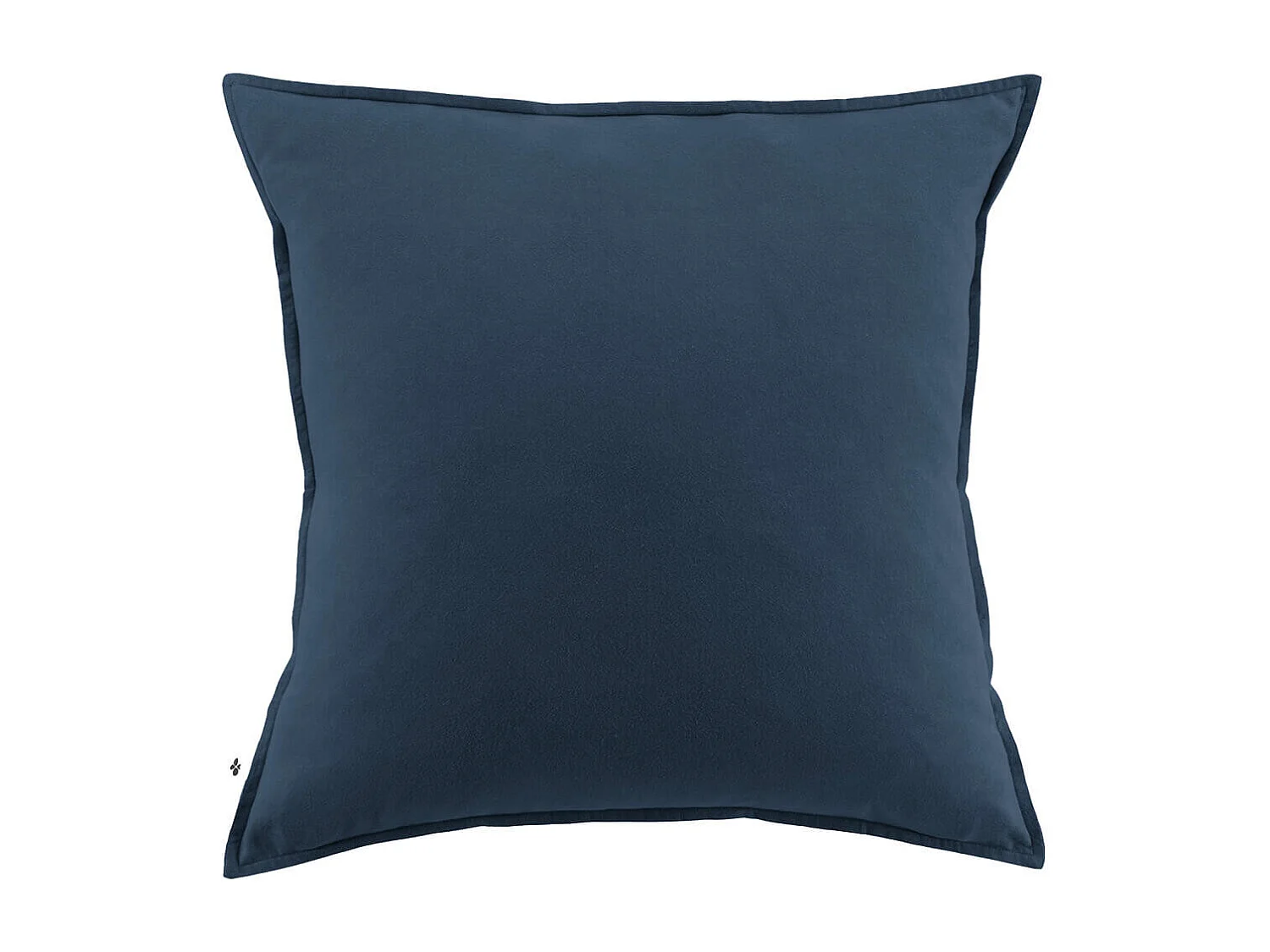 HEDDA - Taie d'Oreiller 63x63cm Flanelle de Coton Coloris Nuit