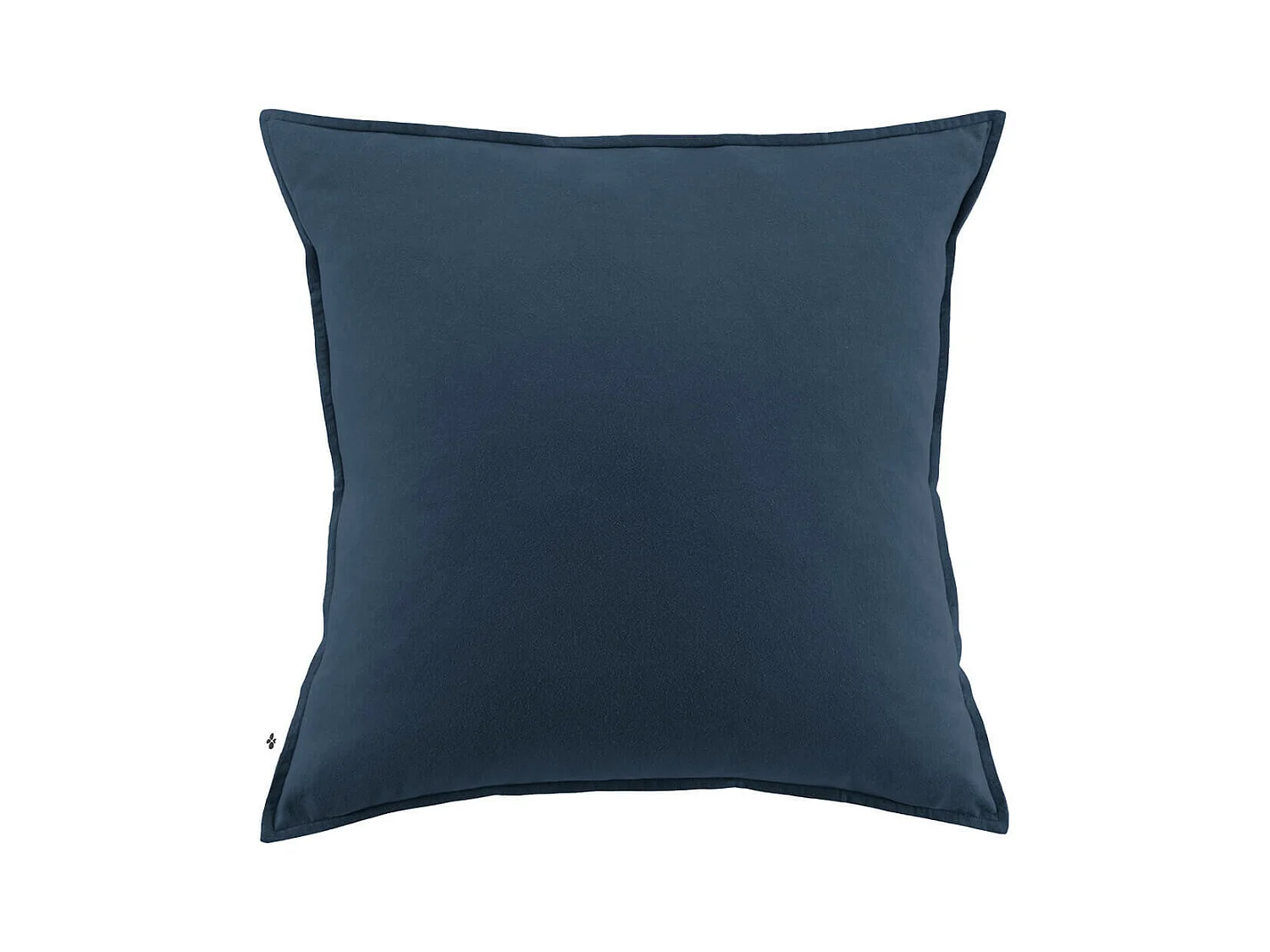 HEDDA - Taie d'Oreiller 63x63cm Flanelle de Coton Coloris Nuit