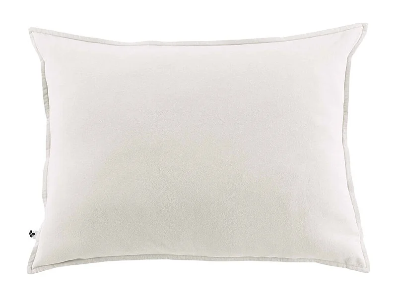 HEDDA - Taie d'Oreiller 50x70cm Flanelle de Coton Coloris Neige