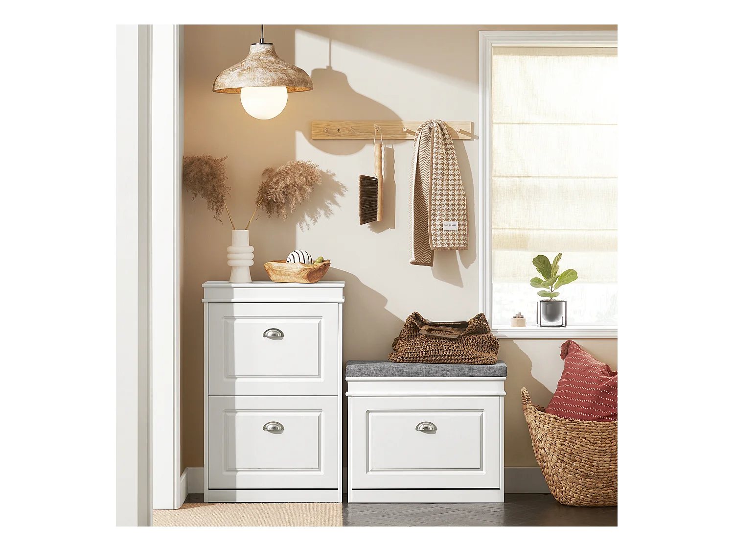 Ławka na buty z siedziskiem FSR82-K-W