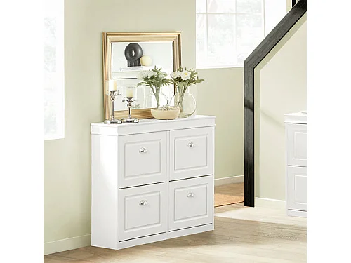 SoBuy armário de sapatos, Armário de sapatos estreito, armário para sapatos FSR79-W