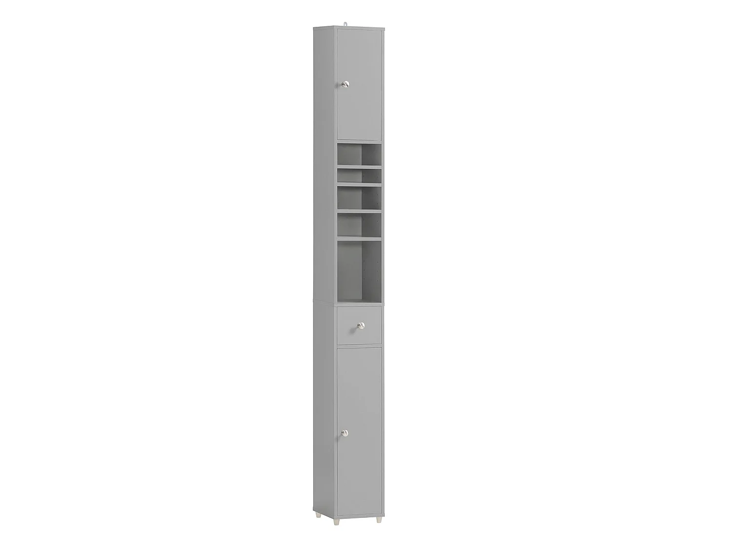 Meuble De Rangement Salle D Bain Meuble Colonne Armoire De Toilette Meuble Wc Gris, BZr34-hg