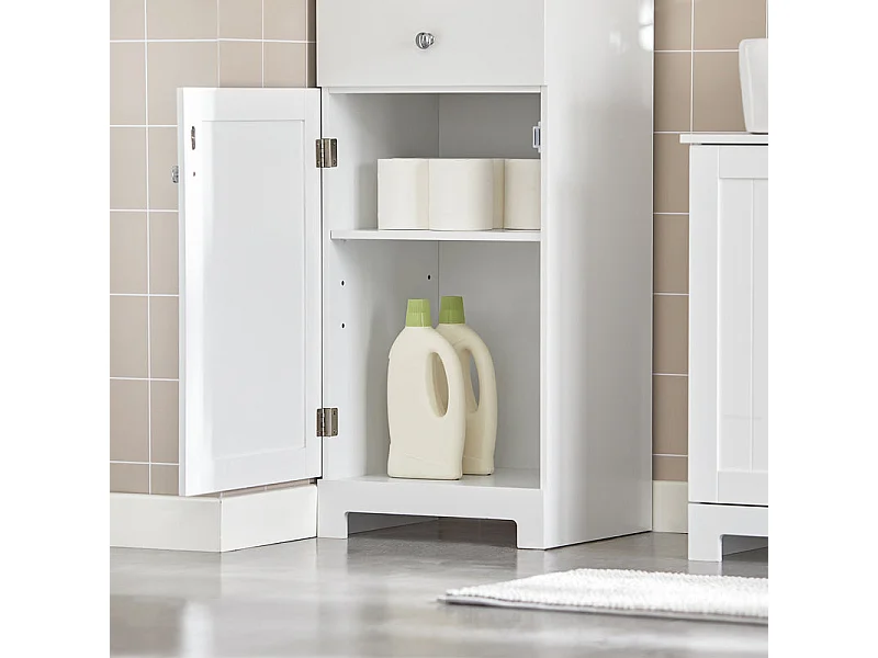 Hochschrank BZR17-W 40 x 161 x 35 cm Weiß