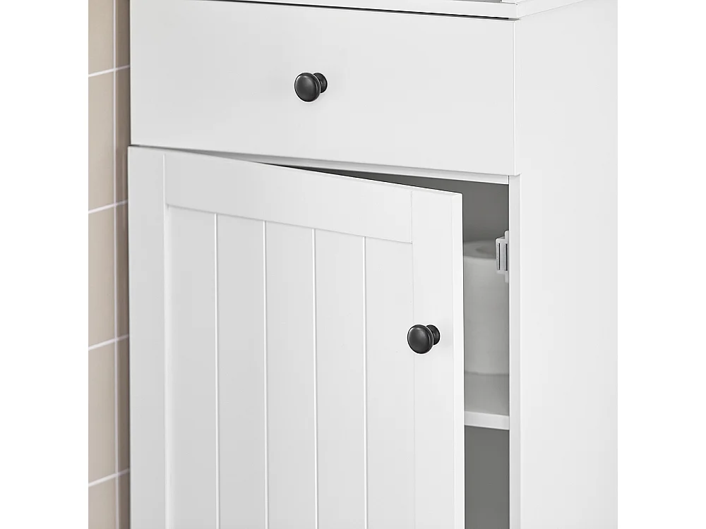 Hochschrank BZR17-W 40 x 161 x 35 cm Weiß