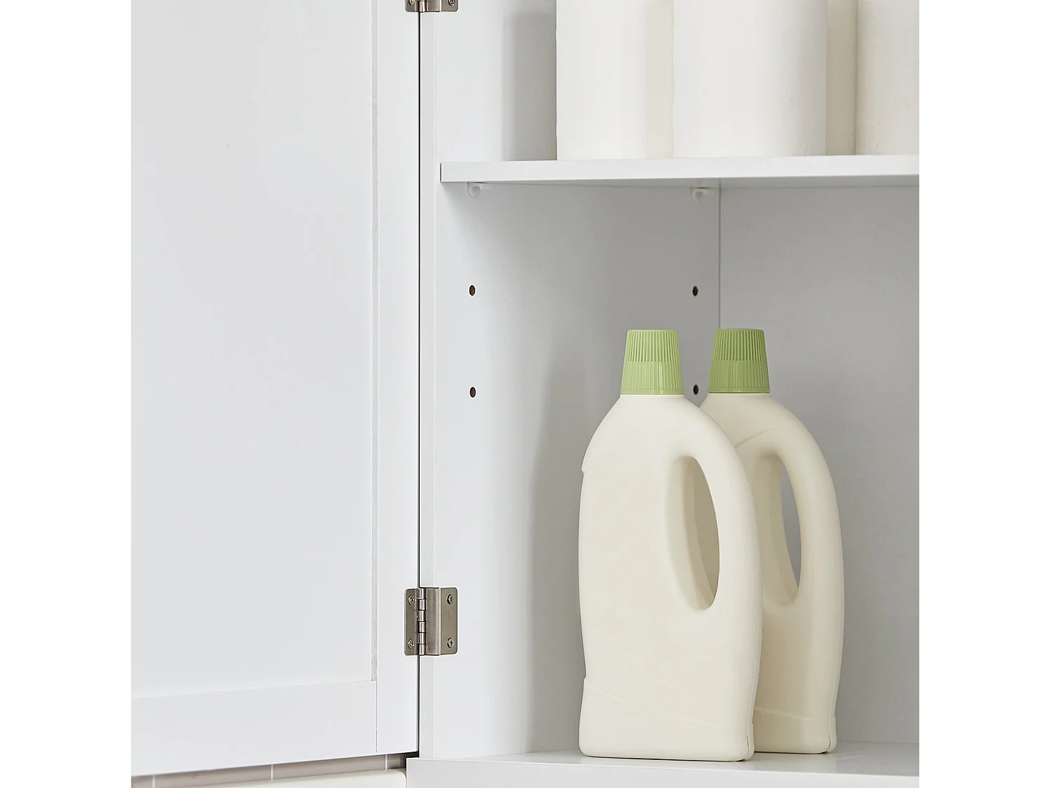 Meuble Colonne De Salle De Bain Armoire Haute Meuble Rangement, BZr17-w