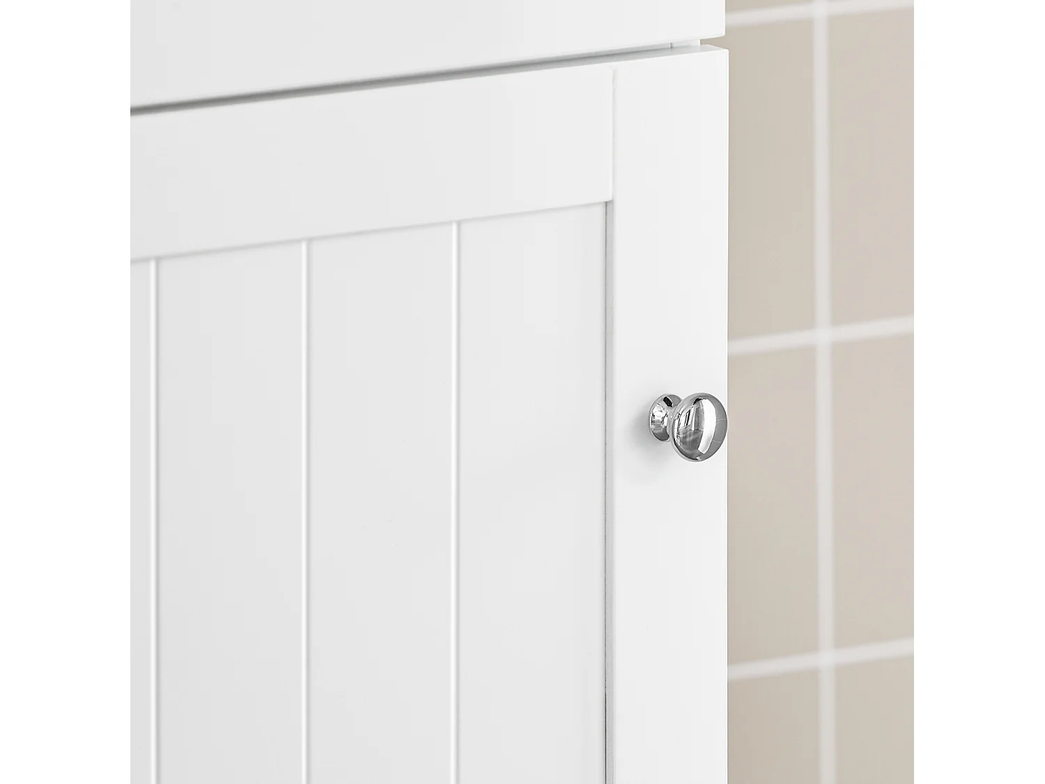 Meuble Colonne De Salle De Bain Armoire Haute Meuble Rangement, BZr17-w