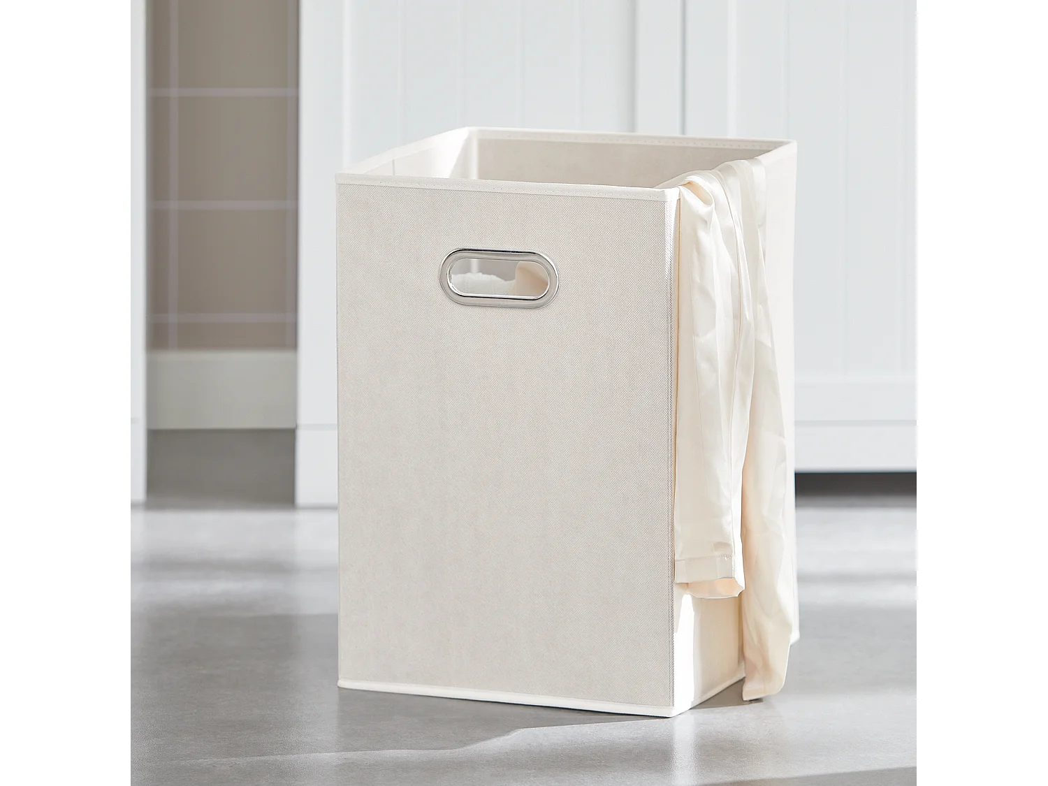 Cesto para Ropa Sucia Armario Multifuncional con 2 Cestos y 2 Cajones 78x38x90 cm Blanco BZR33-W SoBuy ES