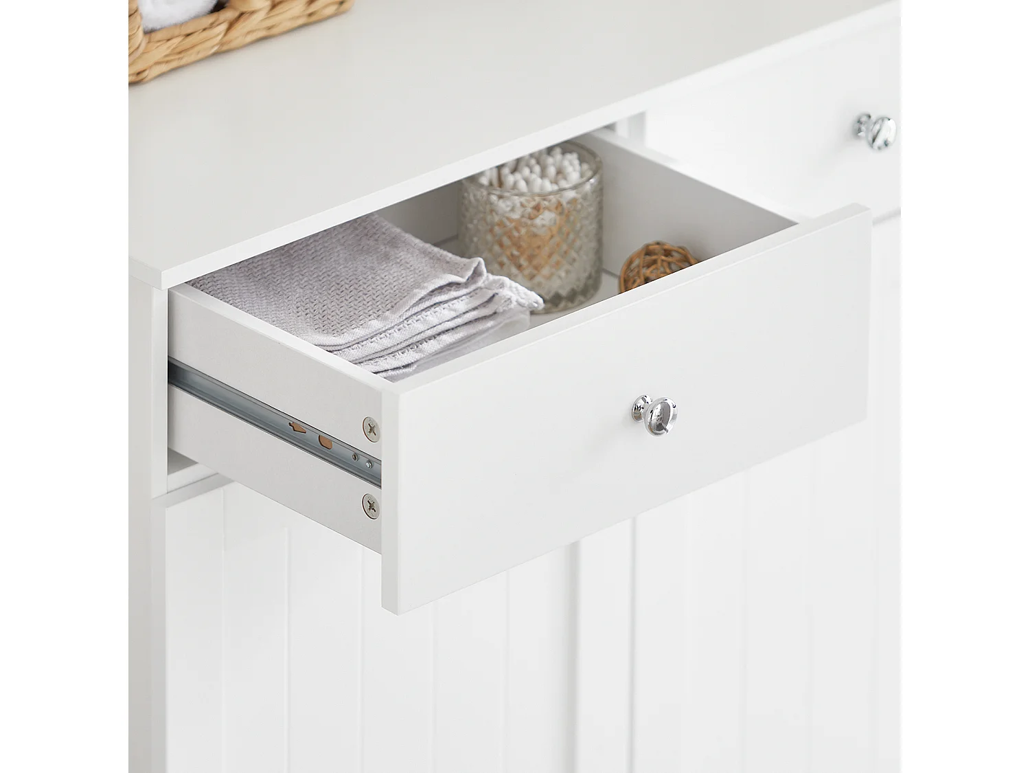 Meuble Bas De Salle De Bain Armoire Toilette, BZr33-w