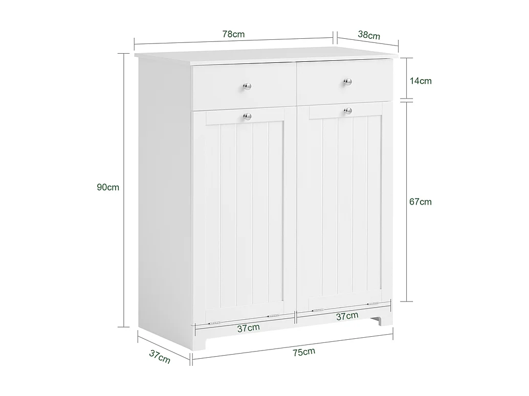 SoBuy armário alto de banheiro, armário alto para banheiro, armário de banheiro BZR33-W
