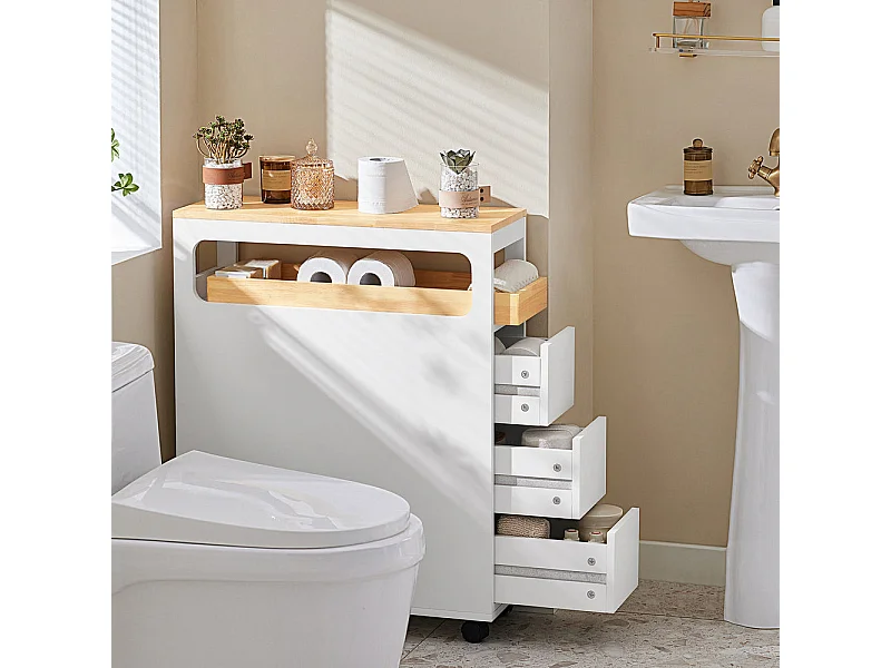 Estantería sobre inodoro