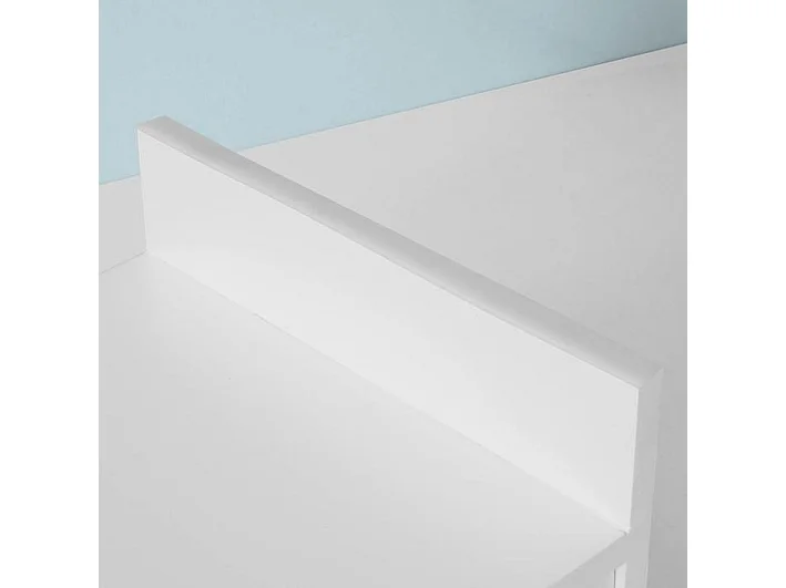 SoBuy BBF02-W Monitorstandaard Computerstandaard Bureau-organizer met 2 Laden