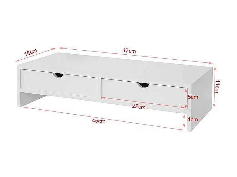 Réhausseur d'écran Support de Moniteur écran Ergonomique Support, BBF02-W