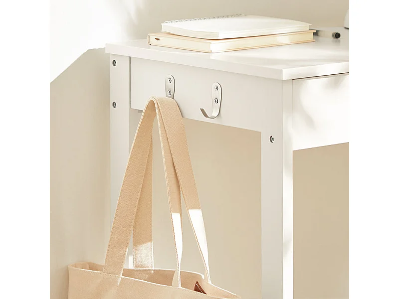 SoBuy FWT43-W Bureau Computertafel Computerbureau Kinderbureau – Wit